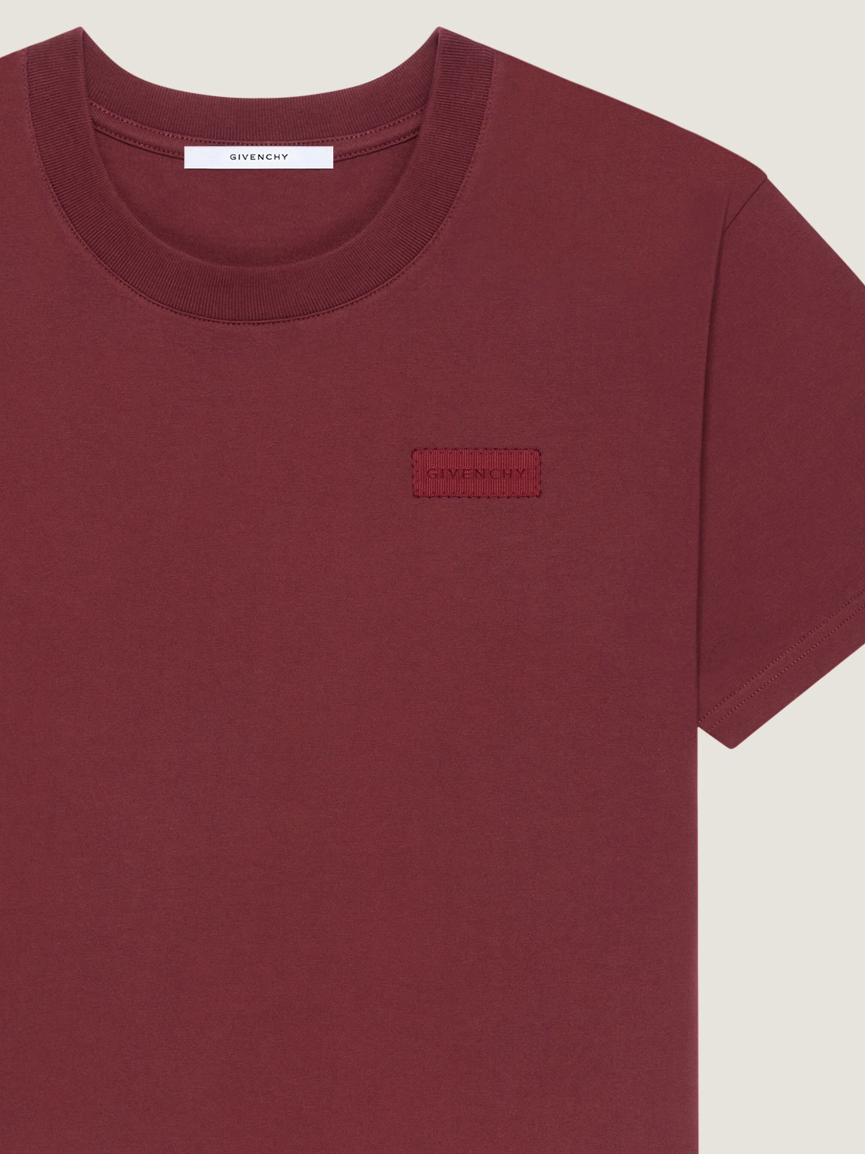 T-shirt in cotton with GIVENCHY patch